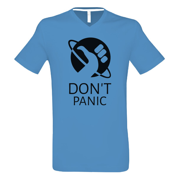 Tričko s potiskem Don't panic
